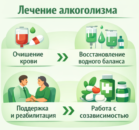 лечение алкоголизма в Ижевске этапы